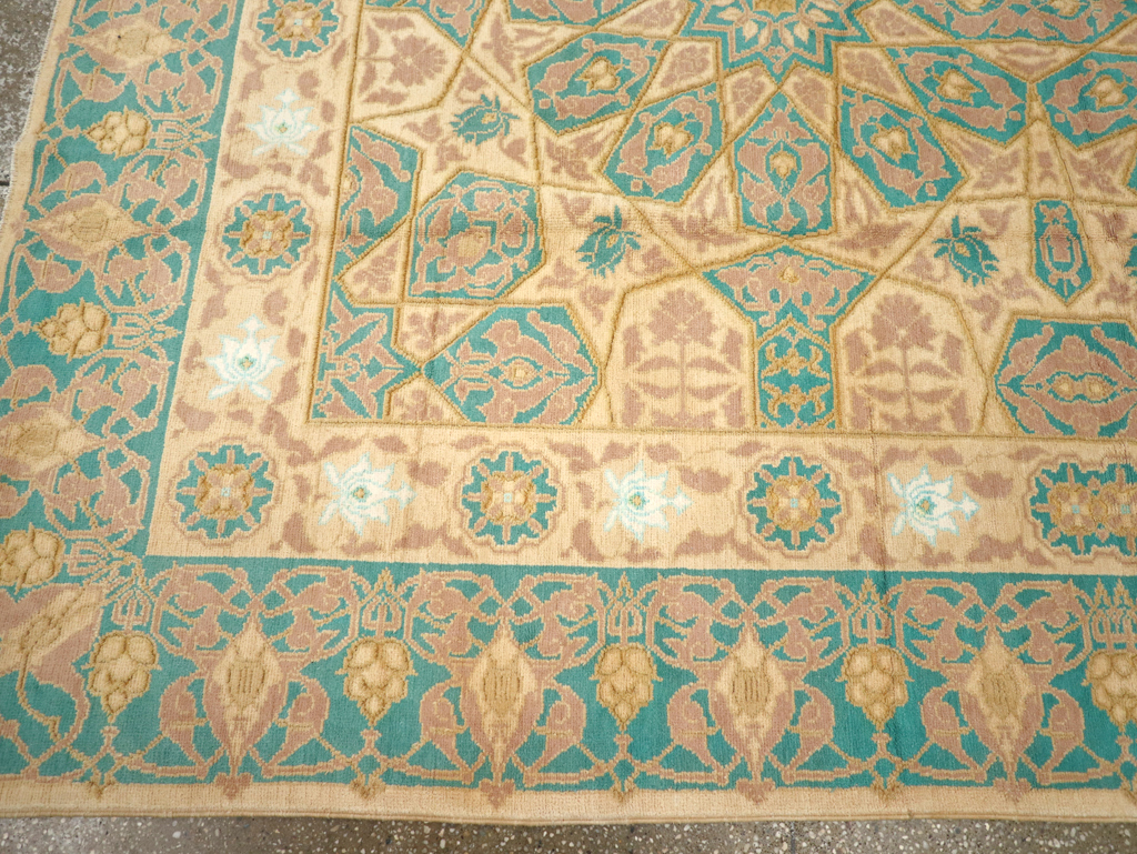 Antique Indian Cotton Agra Carpet, No.18741 - Gsblank