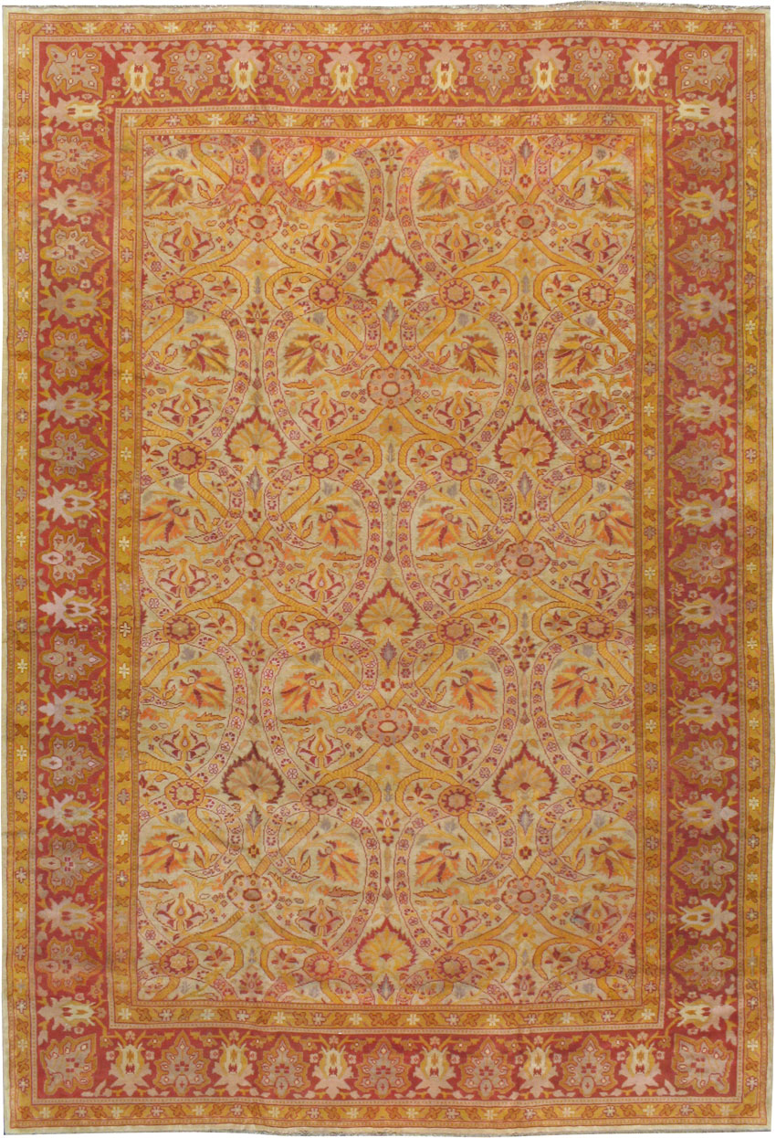 Vintage Indian Amritsar Carpet, No.18743 - Gsblank