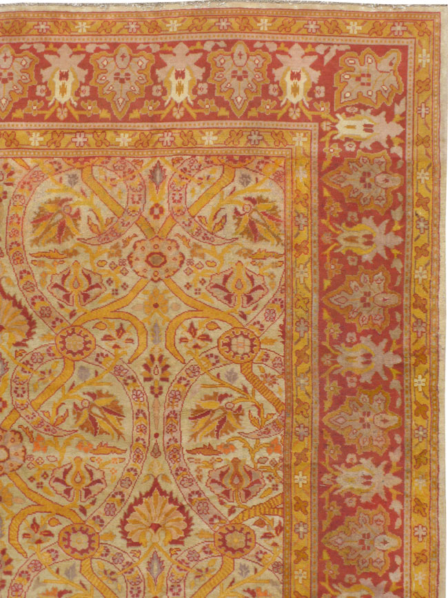 Vintage Indian Amritsar Carpet, No.18743 - Gsblank
