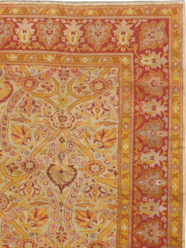 Vintage Indian Amritsar Carpet, No.18743 - Gsblank
