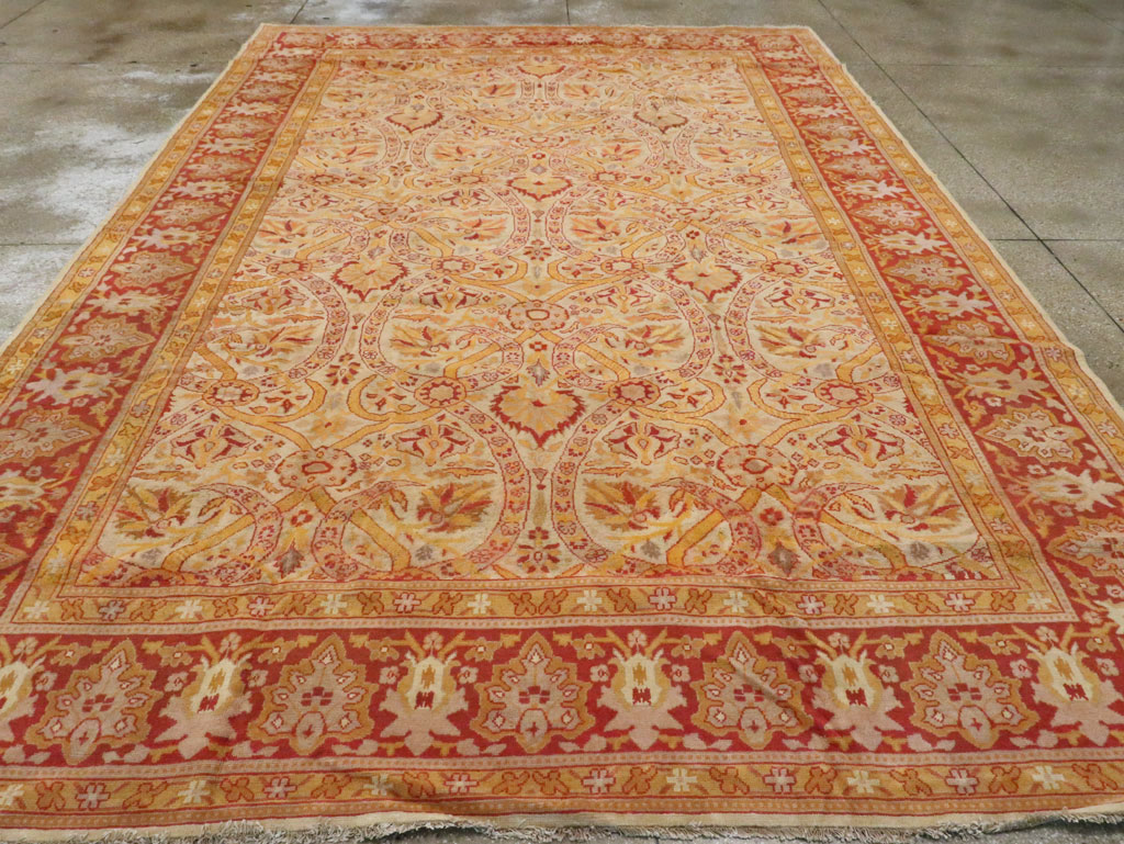 Vintage Indian Amritsar Carpet, No.18743 - Gsblank