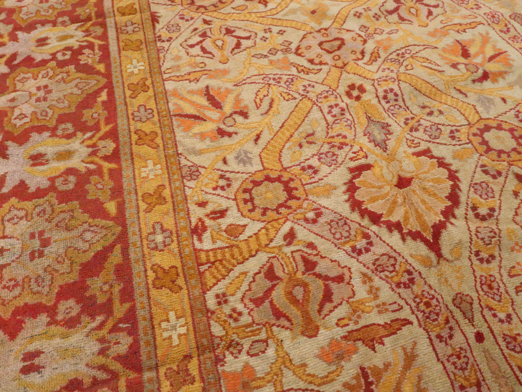 Vintage Indian Amritsar Carpet, No.18743 - Gsblank