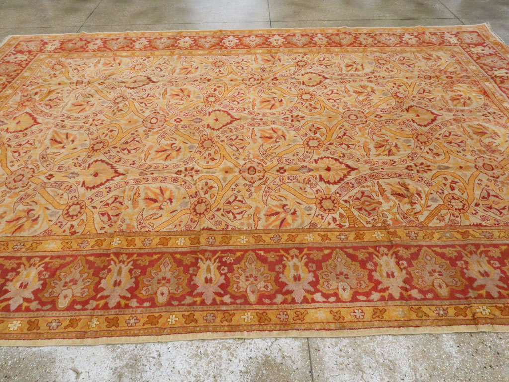 Vintage Indian Amritsar Carpet, No.18743 - Gsblank