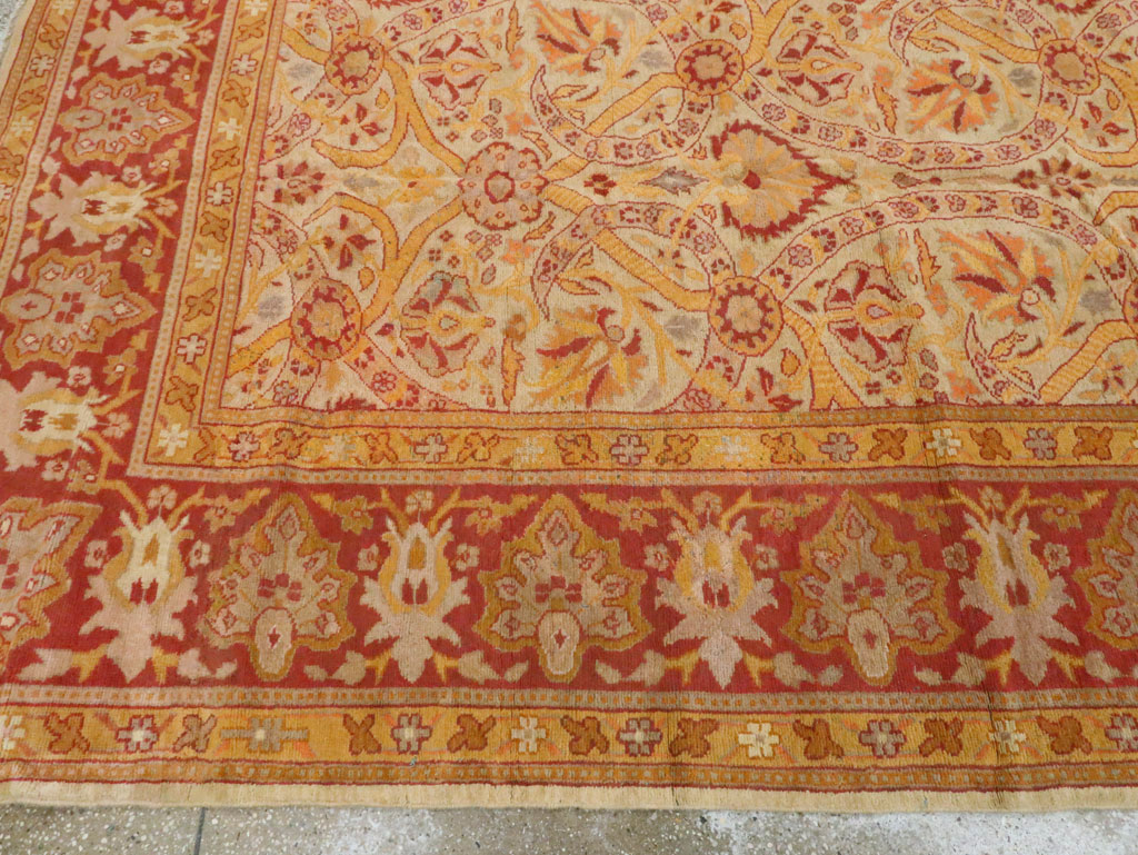Vintage Indian Amritsar Carpet, No.18743 - Gsblank