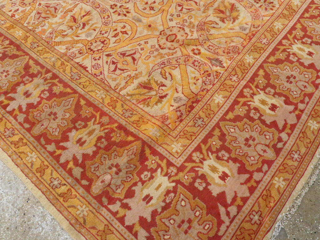 Vintage Indian Amritsar Carpet, No.18743 - Gsblank