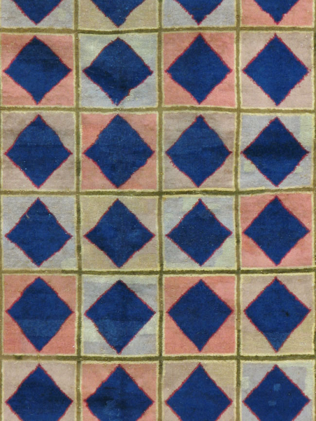 Vintage Indian Art Deco Carpet, No.18745 - Gsblank