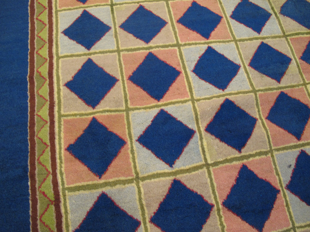 Vintage Indian Art Deco Carpet, No.18745 - Gsblank