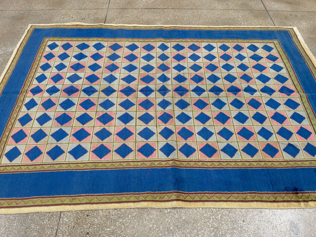 Vintage Indian Art Deco Carpet, No.18745 - Gsblank