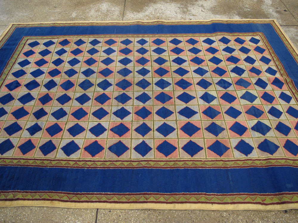 Vintage Indian Art Deco Carpet, No.18745 - Gsblank