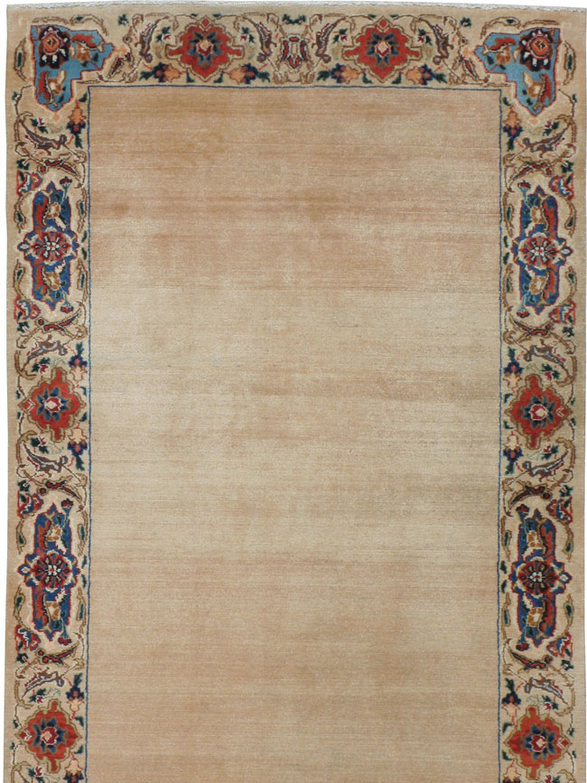 Vintage Persian Mashad Long Runner, No.18780 - Gsblank