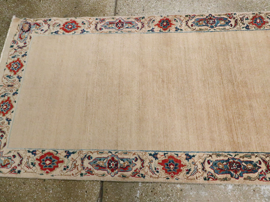 Vintage Persian Mashad Long Runner, No.18780 - Gsblank
