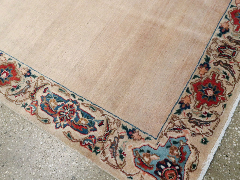 Vintage Persian Mashad Long Runner, No.18780 - Gsblank