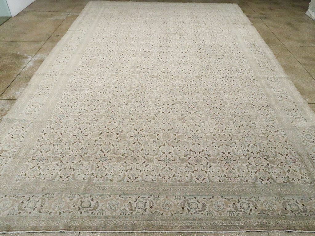 Antique Persian Tabriz Oversize Carpet, No.18782 - Gsblank