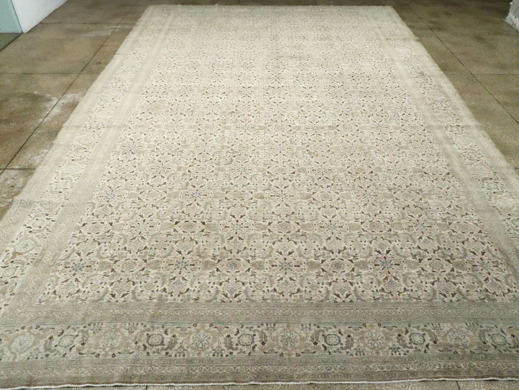 Antique Persian Tabriz Oversize Carpet, No.18782 - Gsblank