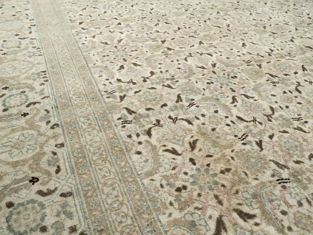 Antique Persian Tabriz Oversize Carpet, No.18782 - Gsblank