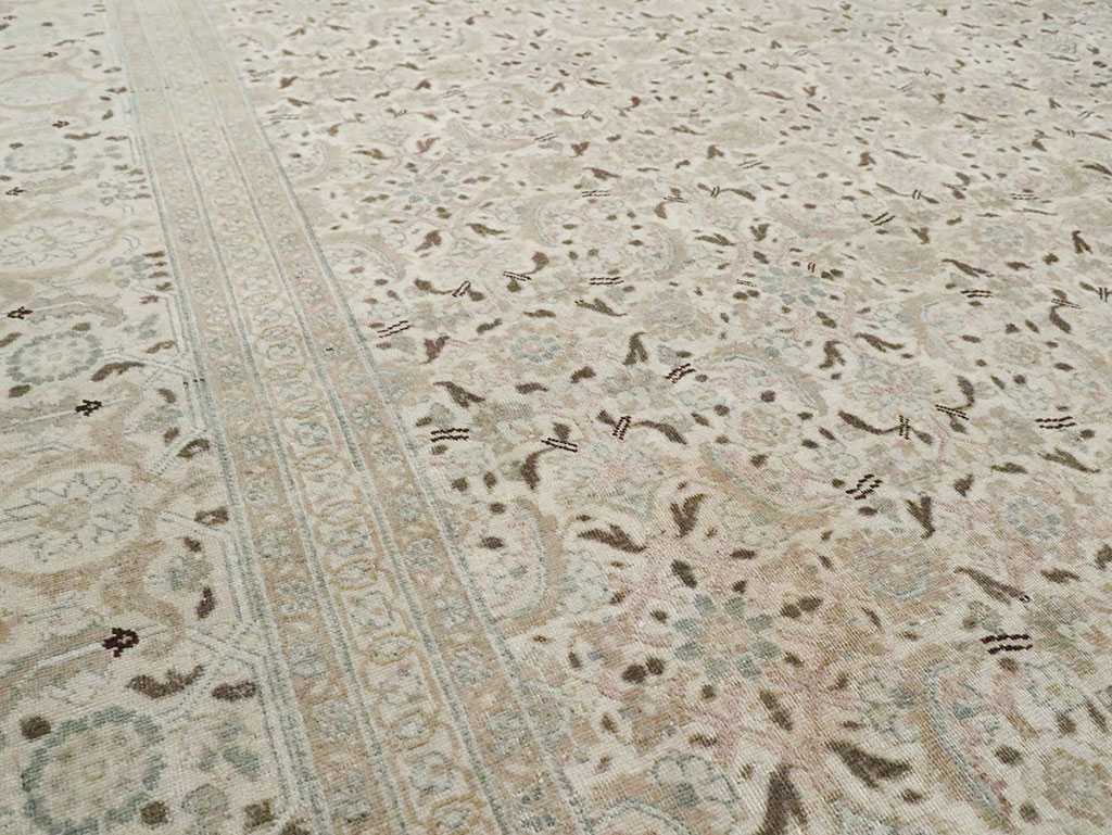 Antique Persian Tabriz Oversize Carpet, No.18782 - Gsblank