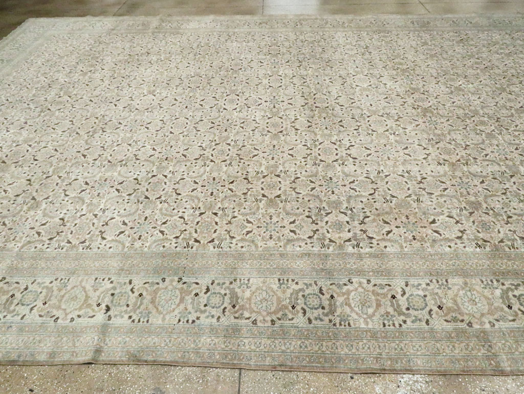 Antique Persian Tabriz Oversize Carpet, No.18782 - Gsblank