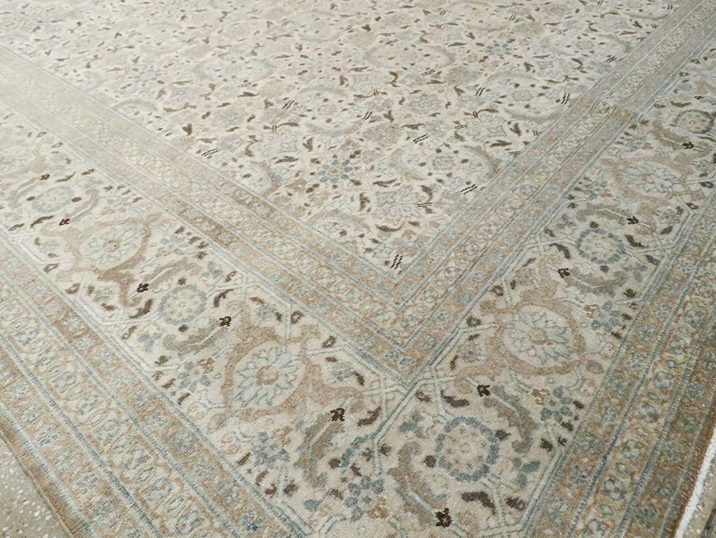 Antique Persian Tabriz Oversize Carpet, No.18782 - Gsblank