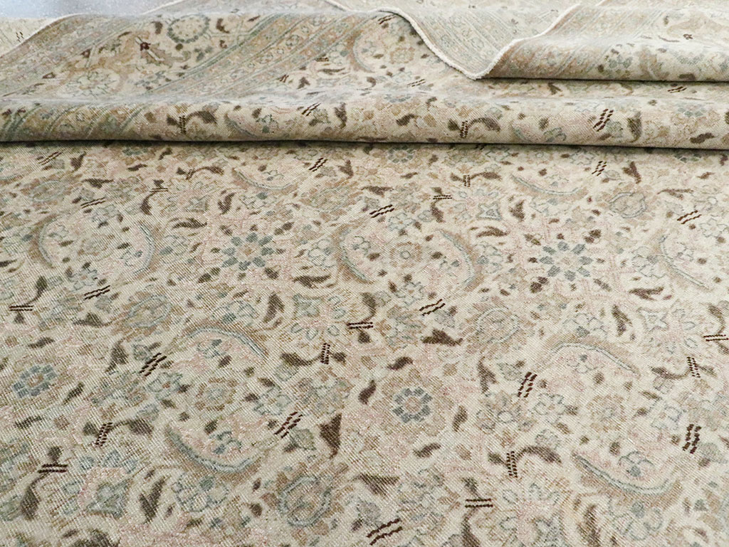 Antique Persian Tabriz Oversize Carpet, No.18782 - Gsblank