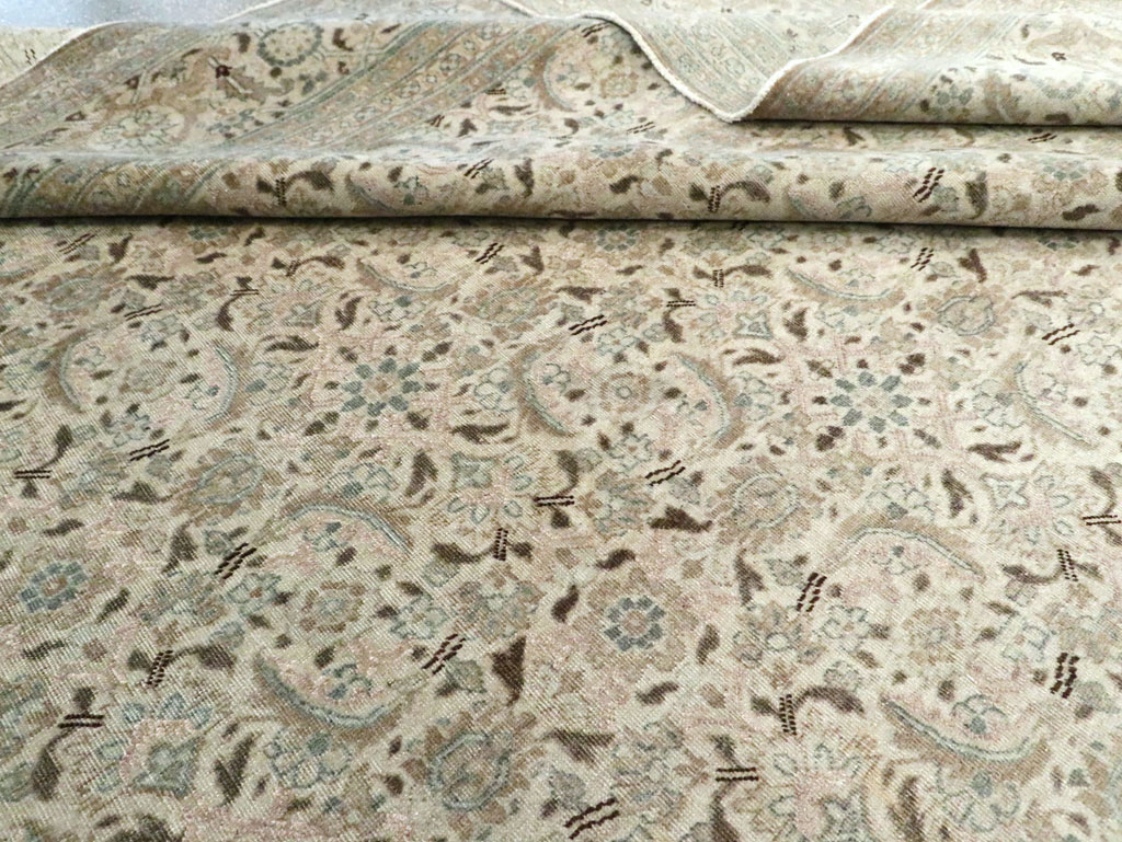 Antique Persian Tabriz Oversize Carpet, No.18782 - Gsblank