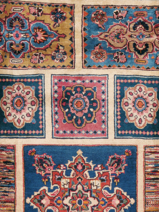 Vintage Persian Mashad Carpet, No.18790 - Gsblank