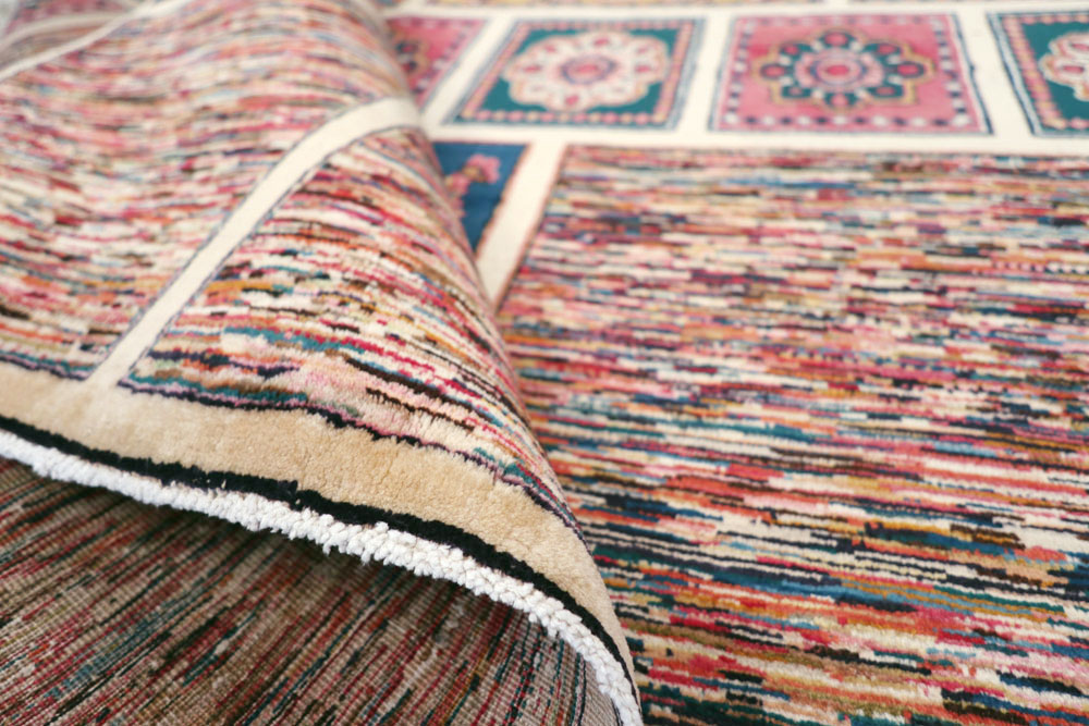 Vintage Persian Mashad Carpet, No.18790 - Gsblank