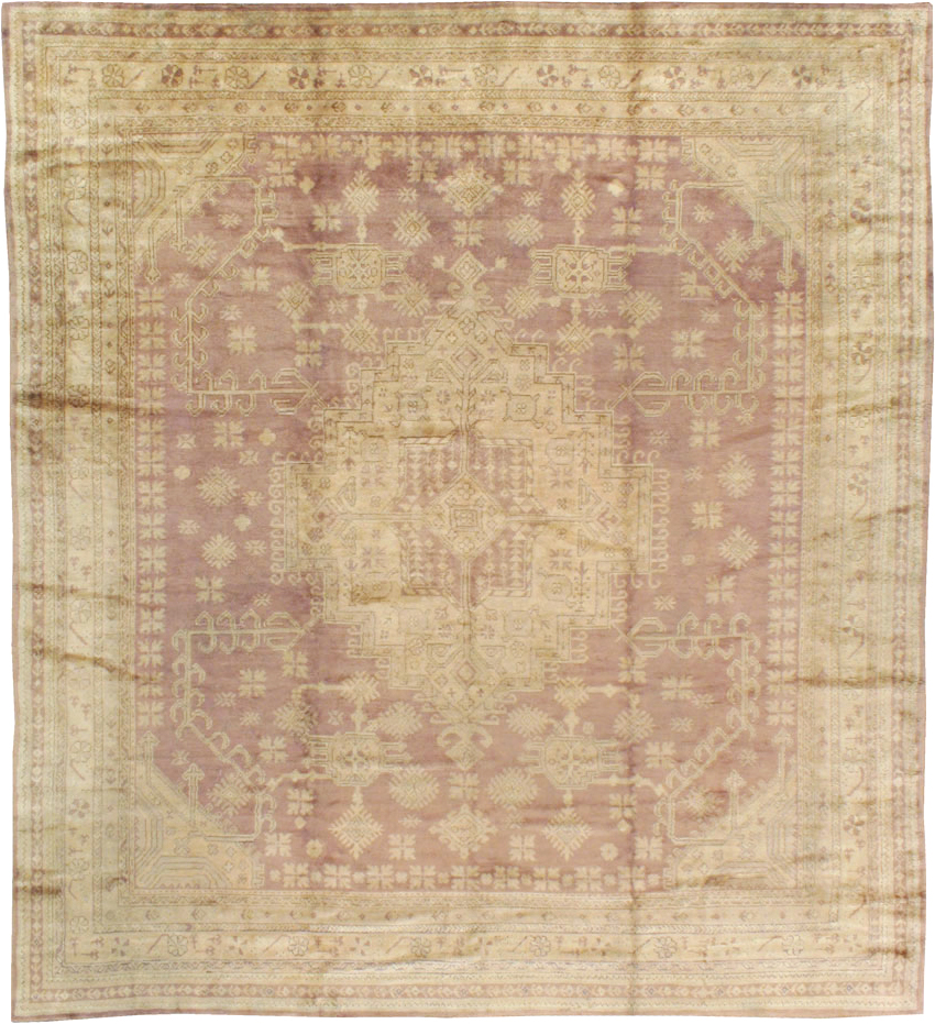 Antique Turkish Oushak Room Size Carpet, No.18794 - Gsblank