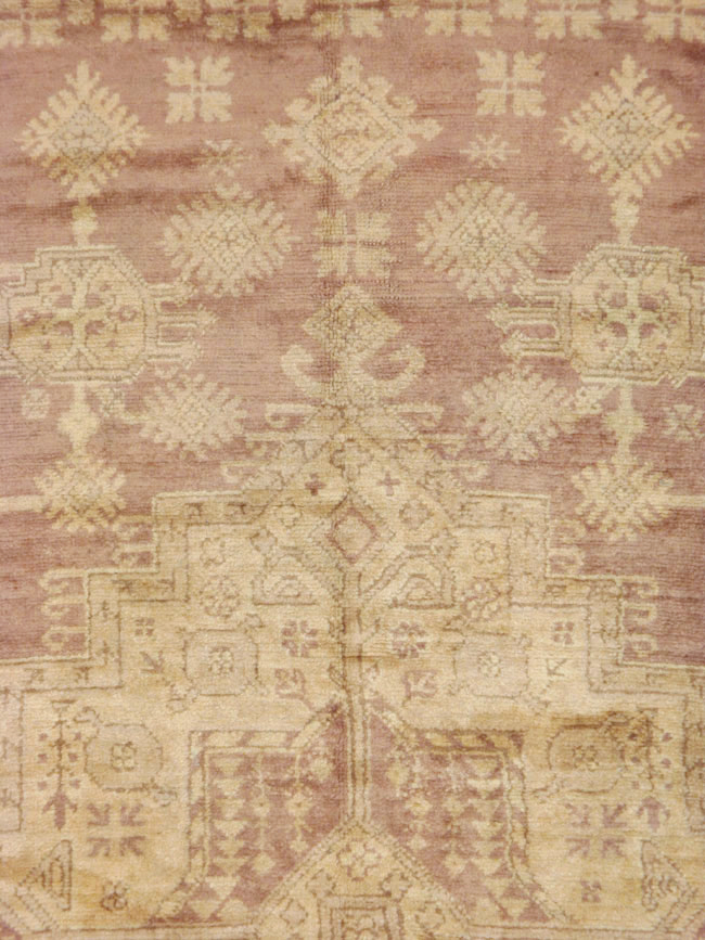 Antique Turkish Oushak Room Size Carpet, No.18794 - Gsblank