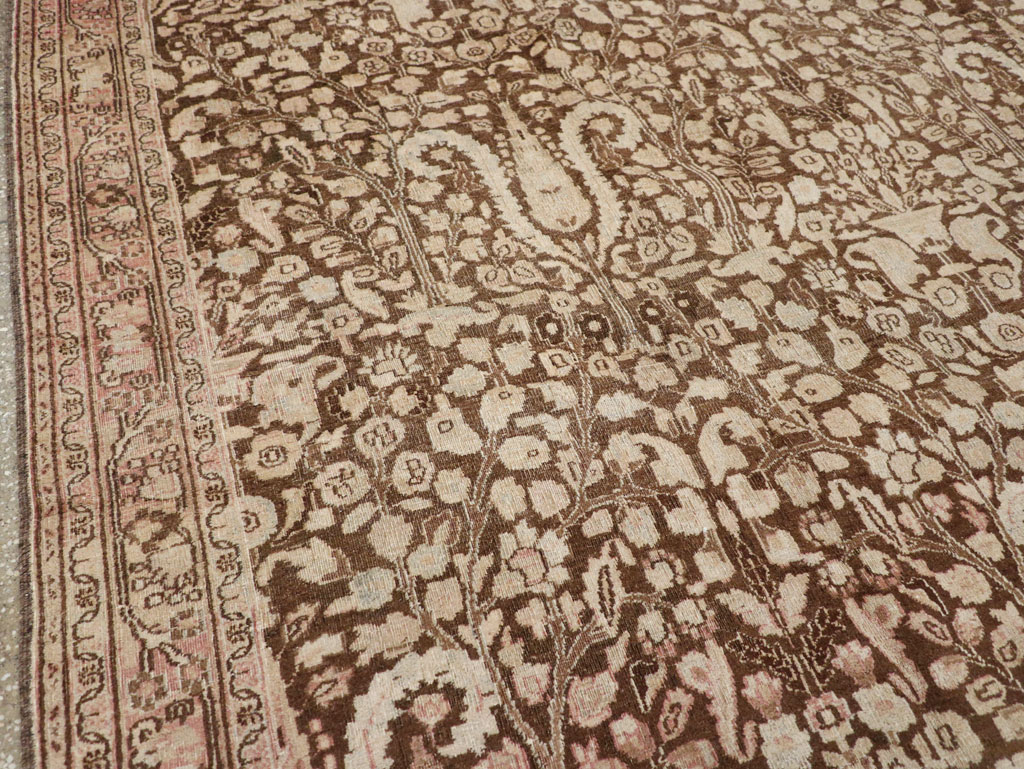 Antique Persian Mashad Carpet, No.18798 - Gsblank