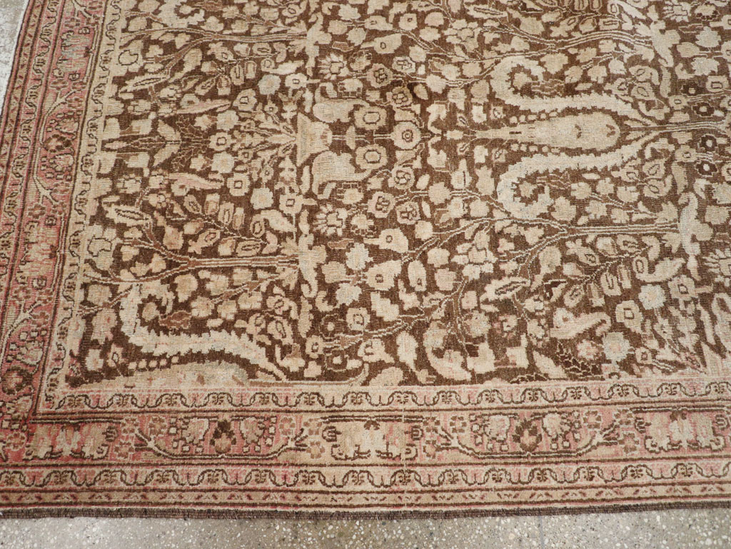 Antique Persian Mashad Carpet, No.18798 - Gsblank