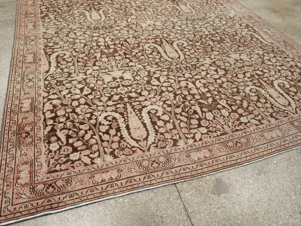 Antique Persian Mashad Carpet, No.18798 - Gsblank