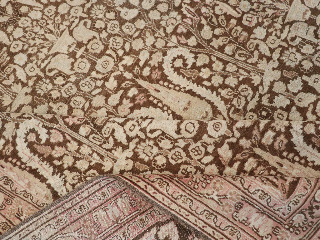 Antique Persian Mashad Carpet, No.18798 - Gsblank