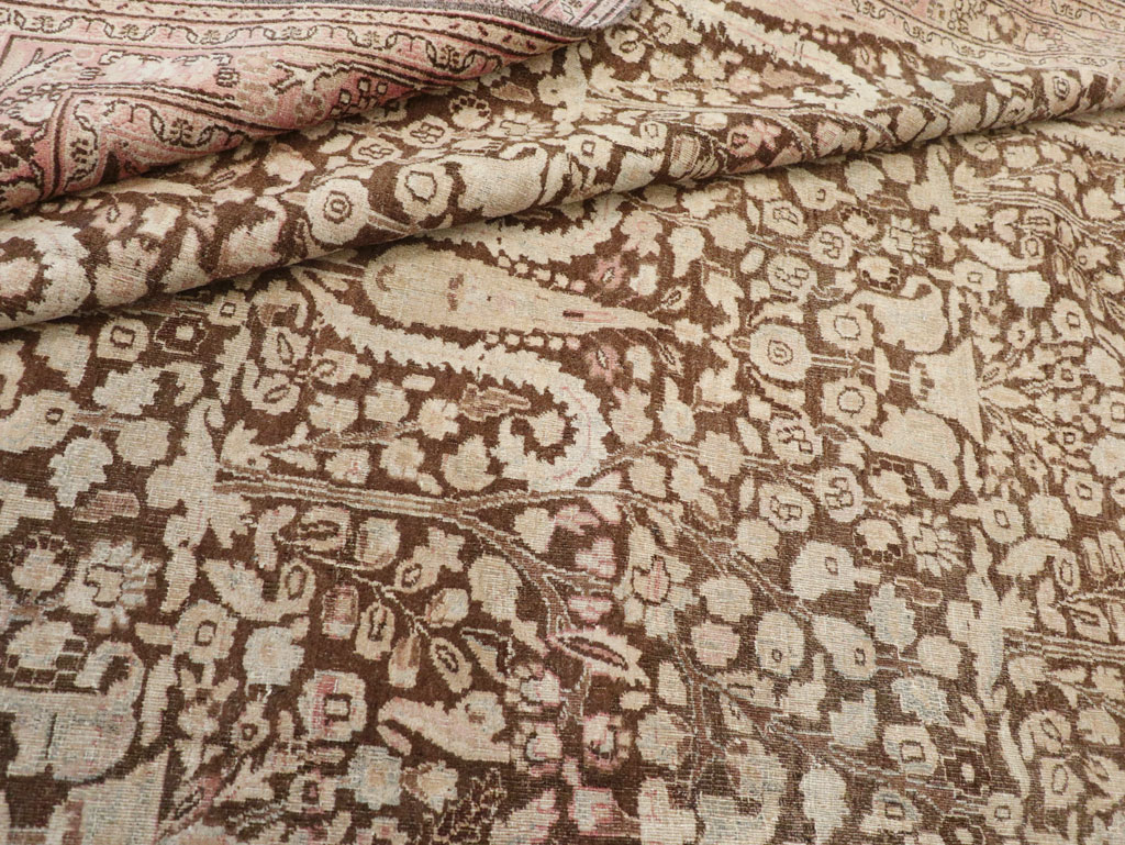 Antique Persian Mashad Carpet, No.18798 - Gsblank