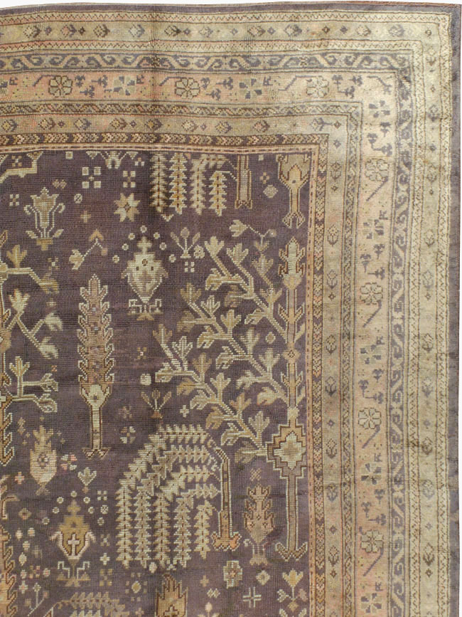 Antique Turkish Oushak Carpet, No.18799 - Gsblank