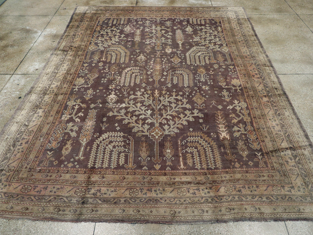 Antique Turkish Oushak Carpet, No.18799 - Gsblank