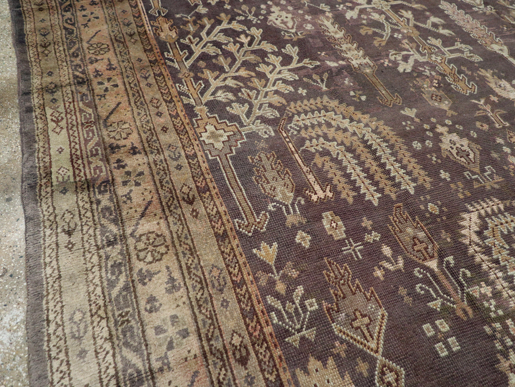 Antique Turkish Oushak Carpet, No.18799 - Gsblank