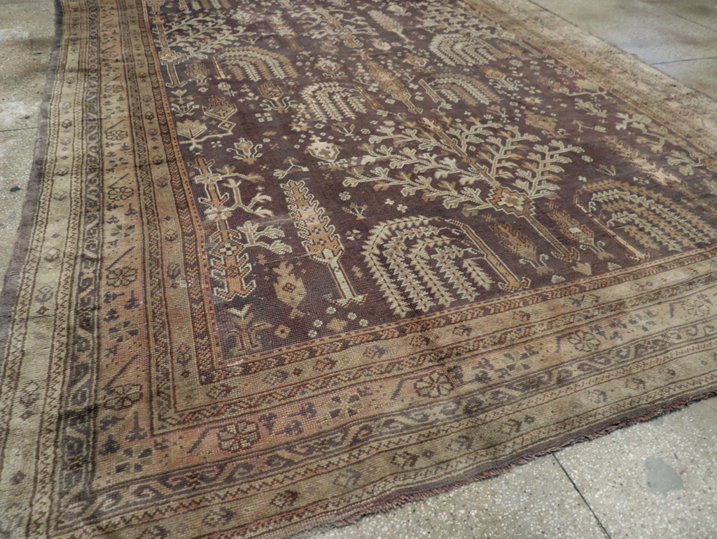 Antique Turkish Oushak Carpet, No.18799 - Gsblank