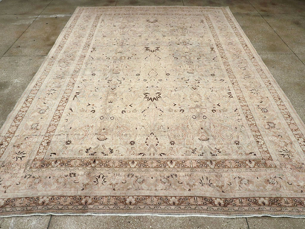 Antique Persian Mashad Carpet, No.18802 - Gsblank