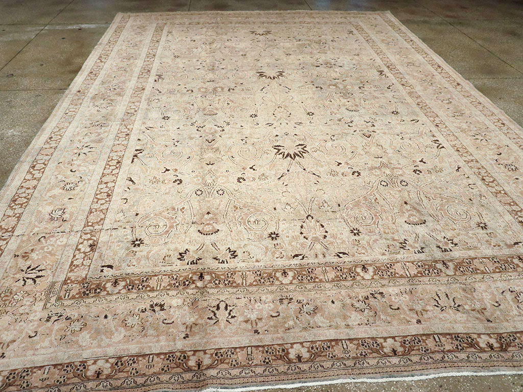 Antique Persian Mashad Carpet, No.18802 - Gsblank