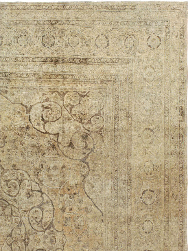 Antique Persian Tabriz Carpet, No.18812 - Gsblank