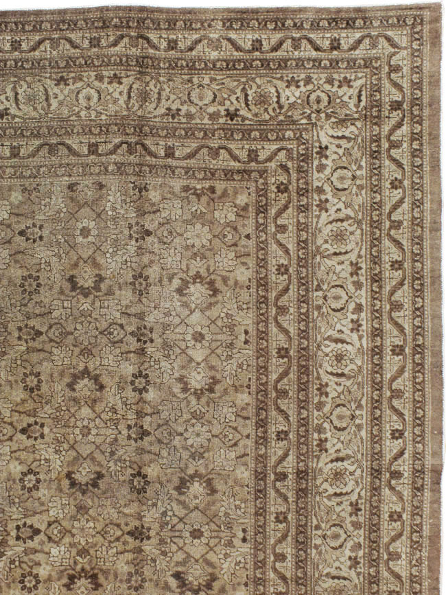 Antique Persian Tabriz Carpet, No.18815 - Gsblank