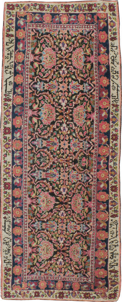 Vintage Persian Mashad Rug, No.18823 - Gsblank