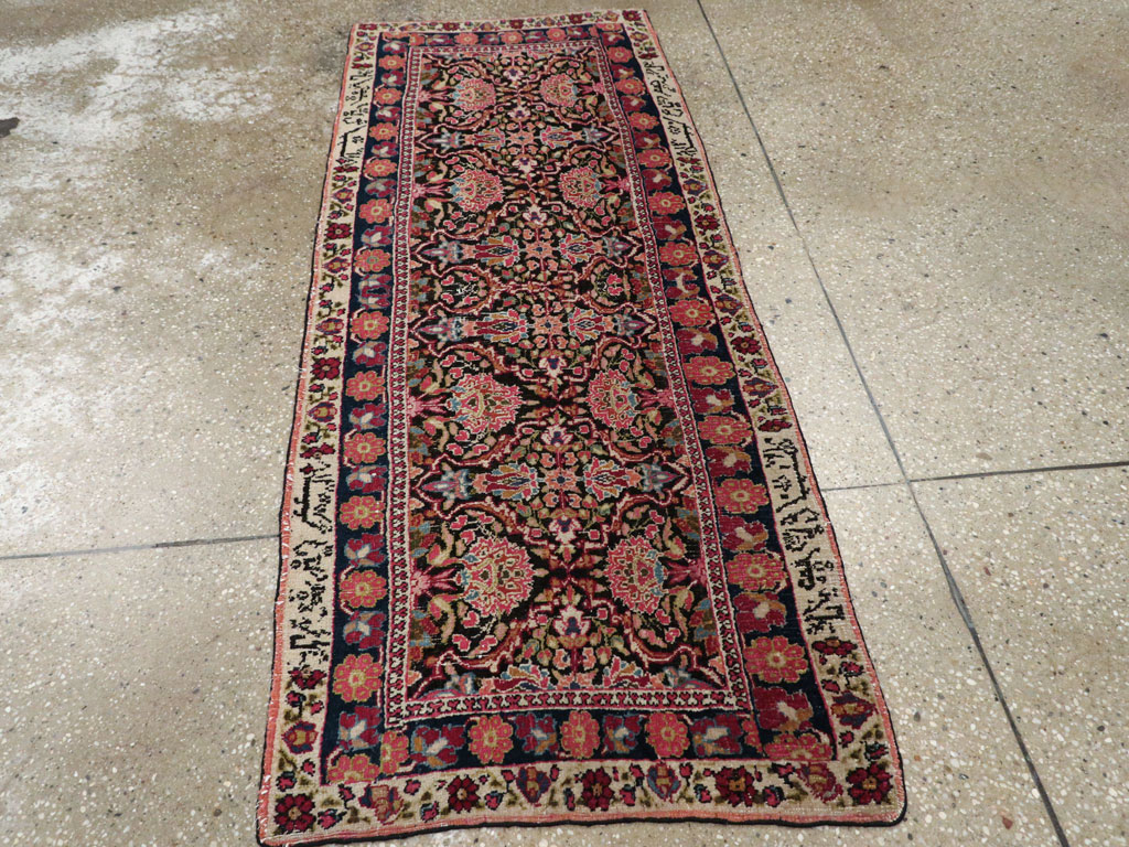 Vintage Persian Mashad Rug, No.18823 - Gsblank