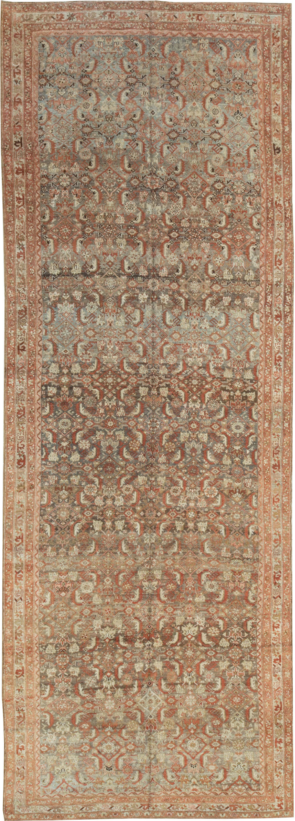 Antique Persian Kurdish Gallery Carpet, No.18844 - Gsblank
