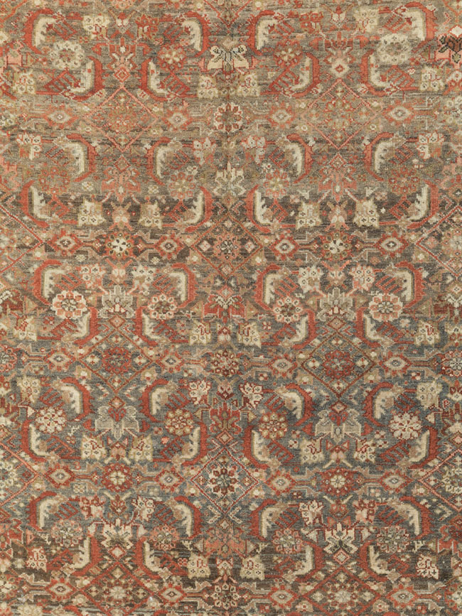 Antique Persian Kurdish Gallery Carpet, No.18844 - Gsblank