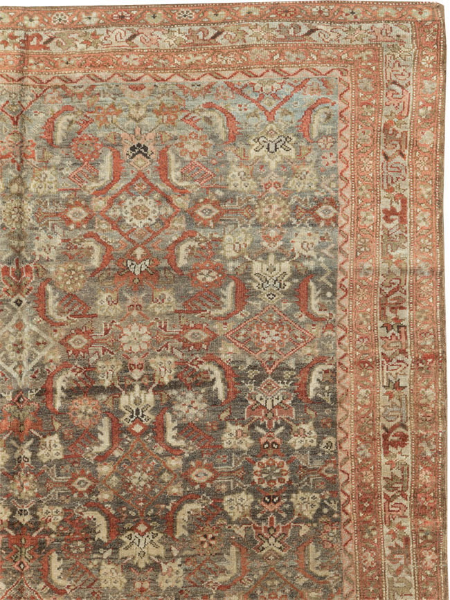 Antique Persian Kurdish Gallery Carpet, No.18844 - Gsblank