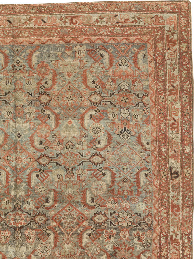 Antique Persian Kurdish Gallery Carpet, No.18844 - Gsblank