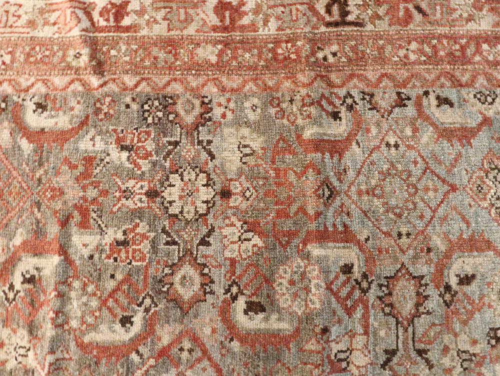 Antique Persian Kurdish Gallery Carpet, No.18844 - Gsblank