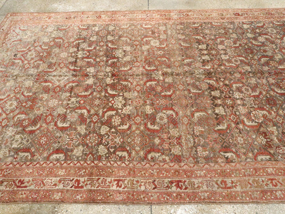 Antique Persian Kurdish Gallery Carpet, No.18844 - Gsblank