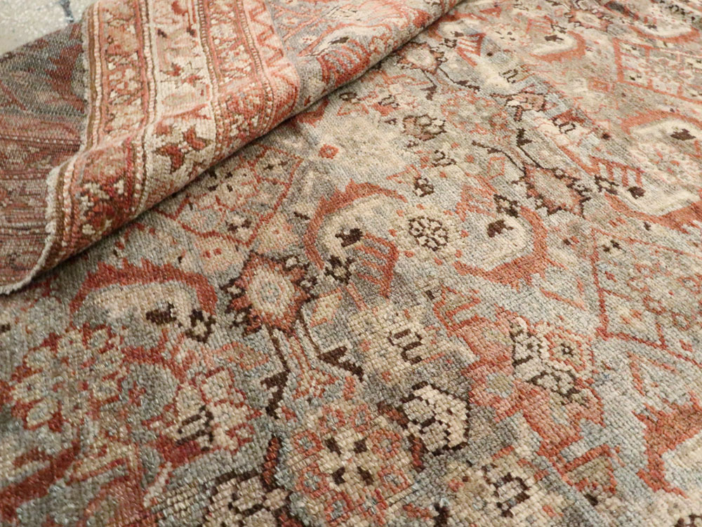 Antique Persian Kurdish Gallery Carpet, No.18844 - Gsblank